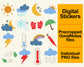 Digital Sticker - Weather – kjunstudio
