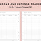 B6 Inserts - Income and Expense Tracker