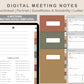 Digital Meeting Notes - Portrait - Earthy