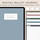 Digital Bullet Journal - 12 Months - Portrait - Muted