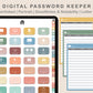 Digital Password Keeper Table - Boho