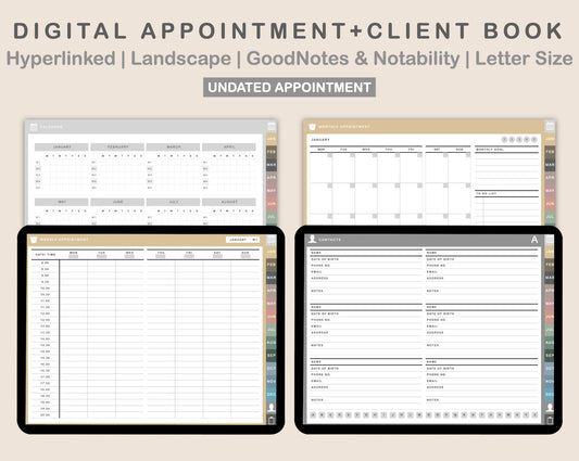 Digital Appointment Planner - Muted