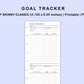 Skinny Classic HP Inserts - Goal Tracker