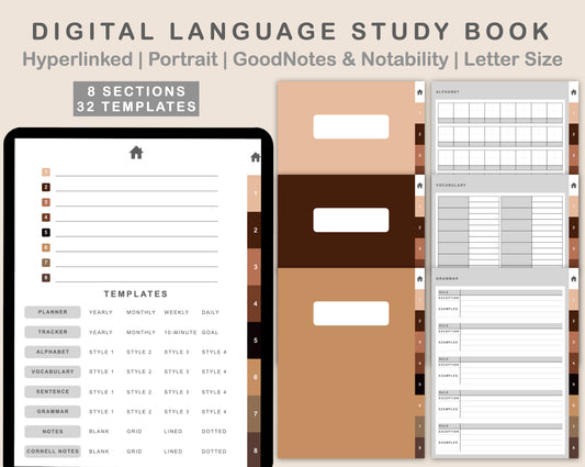 Digital Language Learning - Brown Coffee
