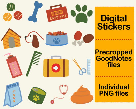Digital Sticker - Dog Care