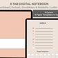 Digital Notebook 8 Tab - Portrait - Neutral