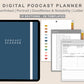 Digital Podcast Planner - Modern