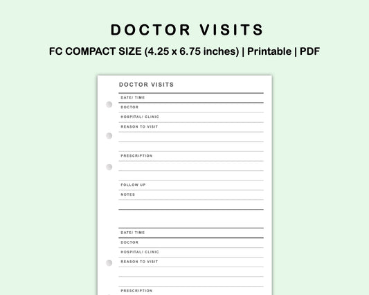 FC Compact Inserts - Doctor Visit
