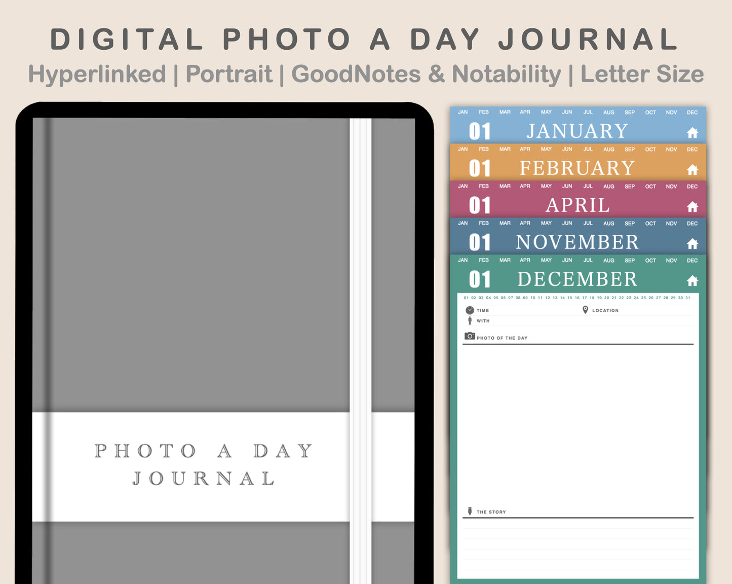 Digital Photo a Day Journal - Spring