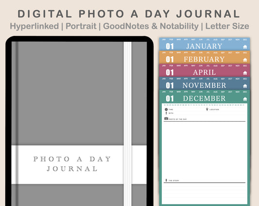 Digital Photo a Day Journal - Spring