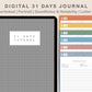 31 Day Digital Journal - Portrait - Boho