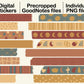 Digital Washi Tape - Boho