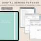 Digital Sewing Planner - Pastel