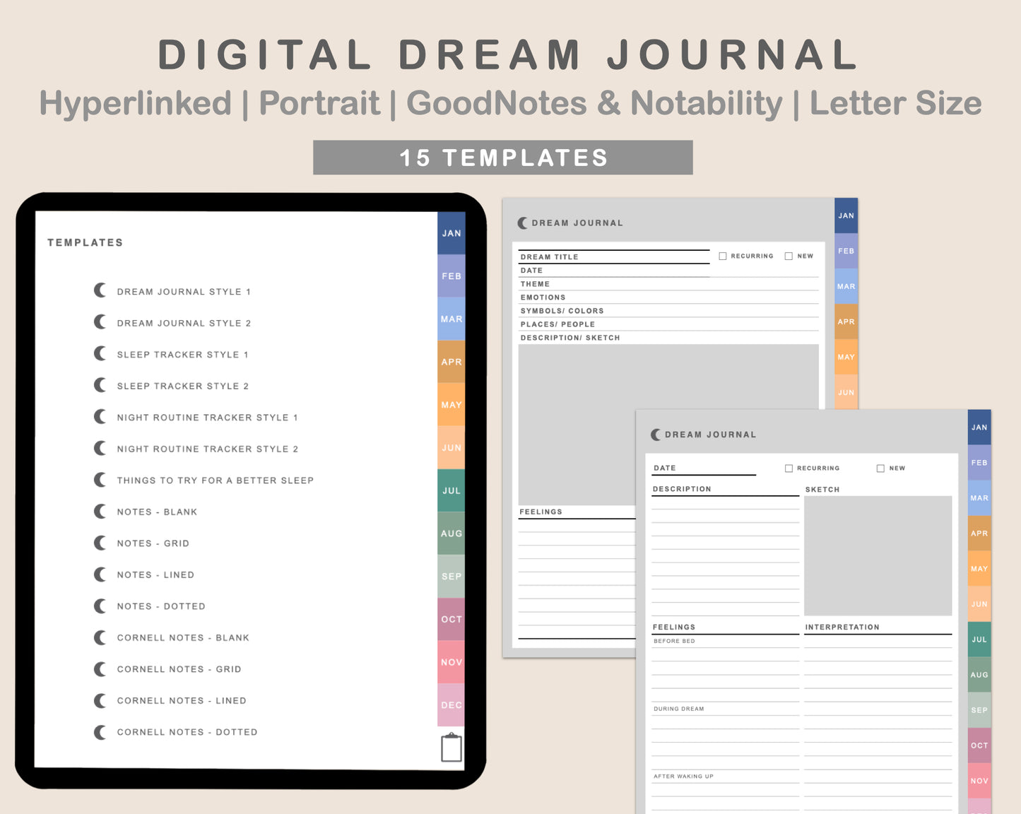 Digital Dream Journal - Spring