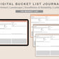 Digital Bucket List Journal - Neutral