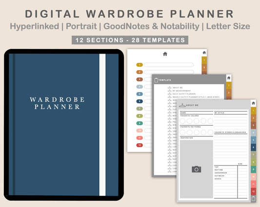 Digital Wardrobe Organizer - Modern