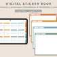 Digital Sticker Book - Landscape - Boho