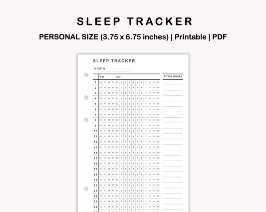 Personal Inserts - Sleep Tracker