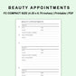 FC Compact Inserts - Beauty Appointments