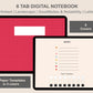 Digital Notebook 8 Tab - Landscape - Bright Summer