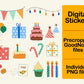Digital Sticker - Happy Birthday