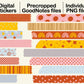 Digital Washi Tape - Bright and Bold