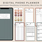 Digital Phone Planner - Earthy