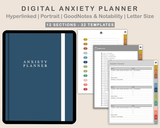 Digital Anxiety Journal - Modern