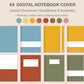Digital Notebook Cover - Portrait - Vintage