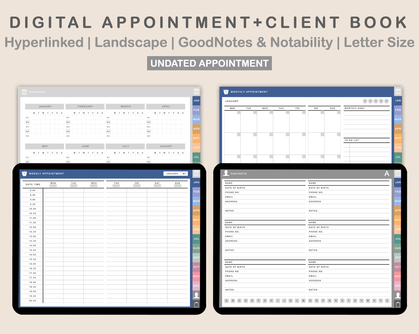 Digital Appointment Planner - Spring