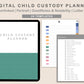 Digital Child Custody Planner - Spring
