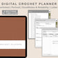 Digital Crochet Planner - Boho