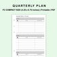FC Compact Inserts - Quarterly Plan