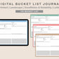 Digital Bucket List Journal - Pastel