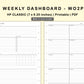Classic HP Inserts - Weekly Dashboard