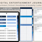 Digital Entertainment Planner - Blue