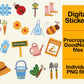 Digital Sticker - Garden