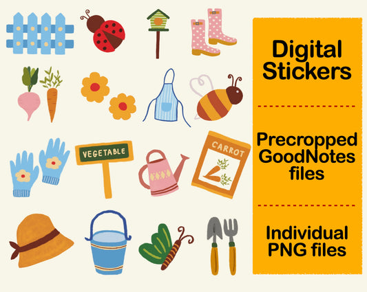 Digital Sticker - Garden
