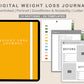 Digital Weight Loss Journal - Bright