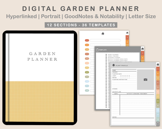 Digital Garden Planner - Autumn
