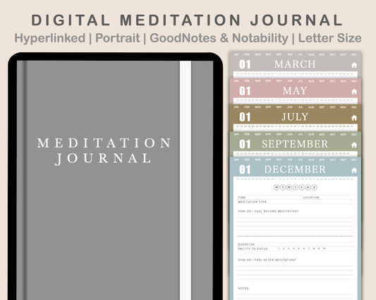 Digital Meditation Journal - Neutral