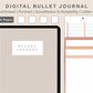 Digital Bullet Journal 200 Pages - Portrait - Neutral