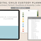 Digital Child Custody Planner - Bright