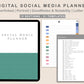 Digital Social Media Planner - Spring