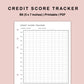 B6 Inserts - Credit Score Tracker
