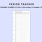 Skinny Classic HP Inserts - Period Tracker