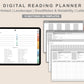 Digital Reading Planner - Landscape - Boho