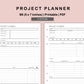 B6 Inserts - Project Planner