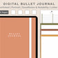 Digital Bullet Journal 200 Pages - Portrait - Boho