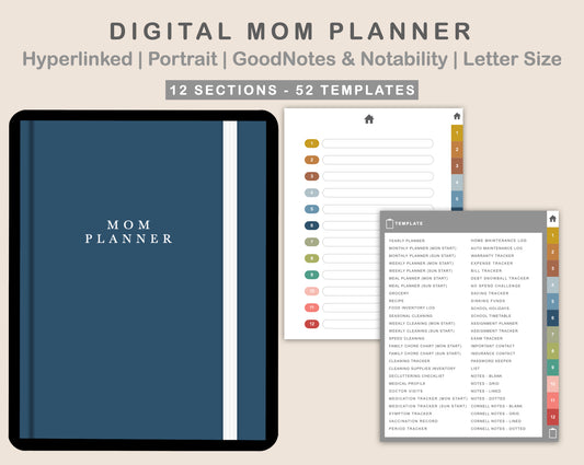 Digital Mom Planner - Modern